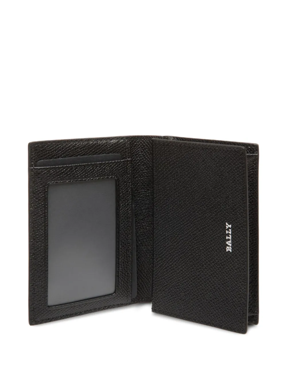 Bally Leren pasjeshouder Zwart