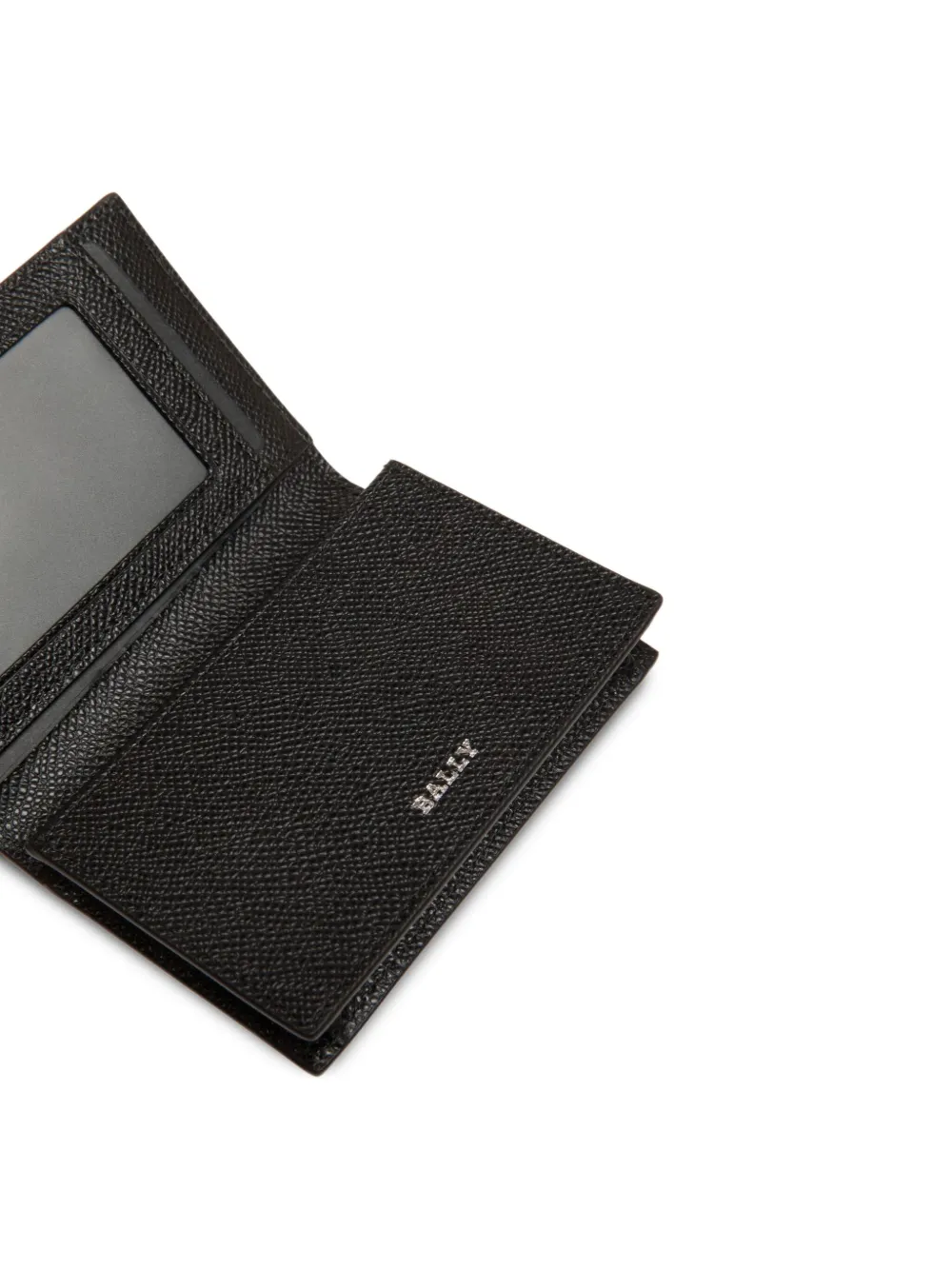 Bally Leren pasjeshouder Zwart