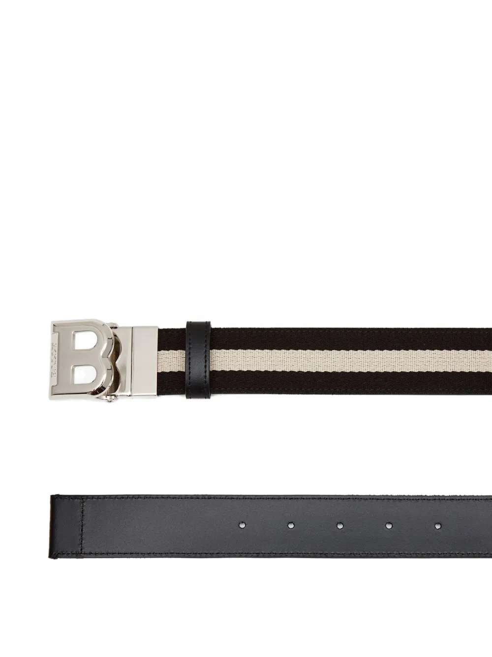 Bally Gestreepte riem Zwart