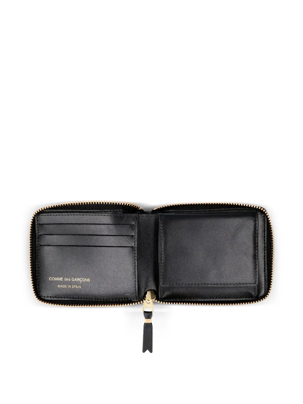 Comme Des Garçons Wallet zip-around leather wallet Zwart