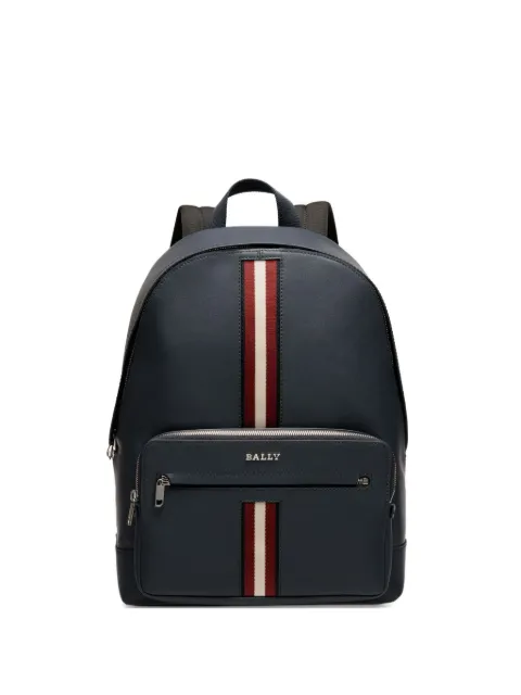 Bally ribbon-detail leather backpack