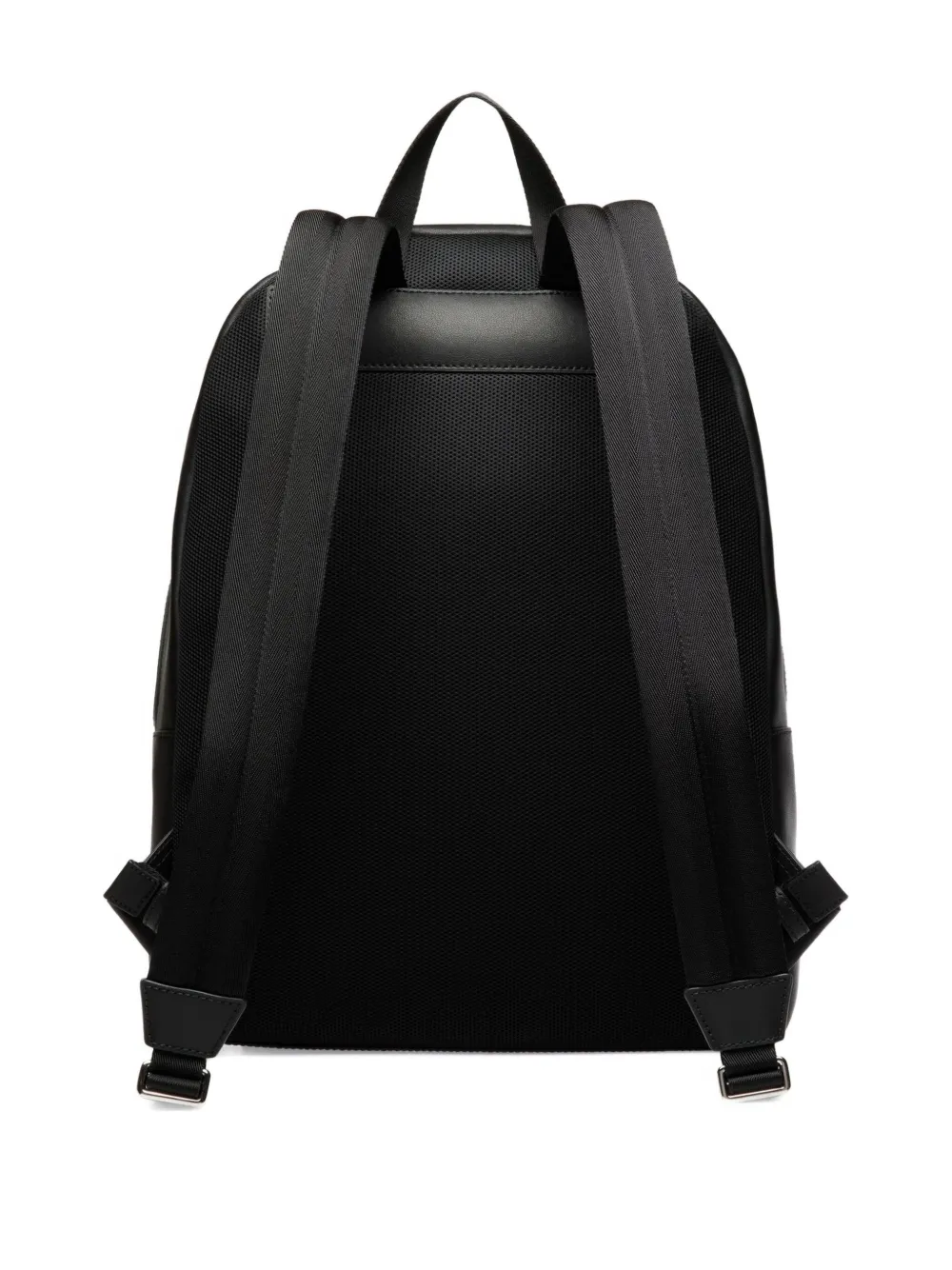 Bally ribbon-detail leather backpack Zwart