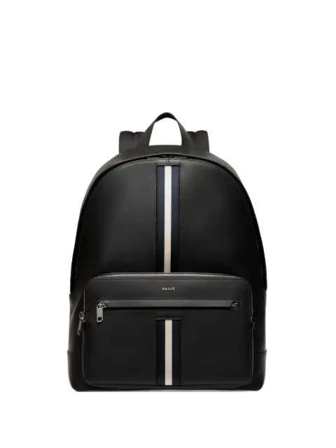 Bally شنطة ظهر جلد مزينة بشريط