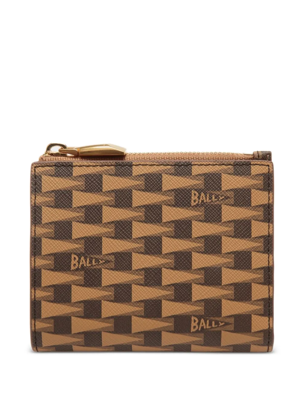 Bally Portemonnee met print Bruin