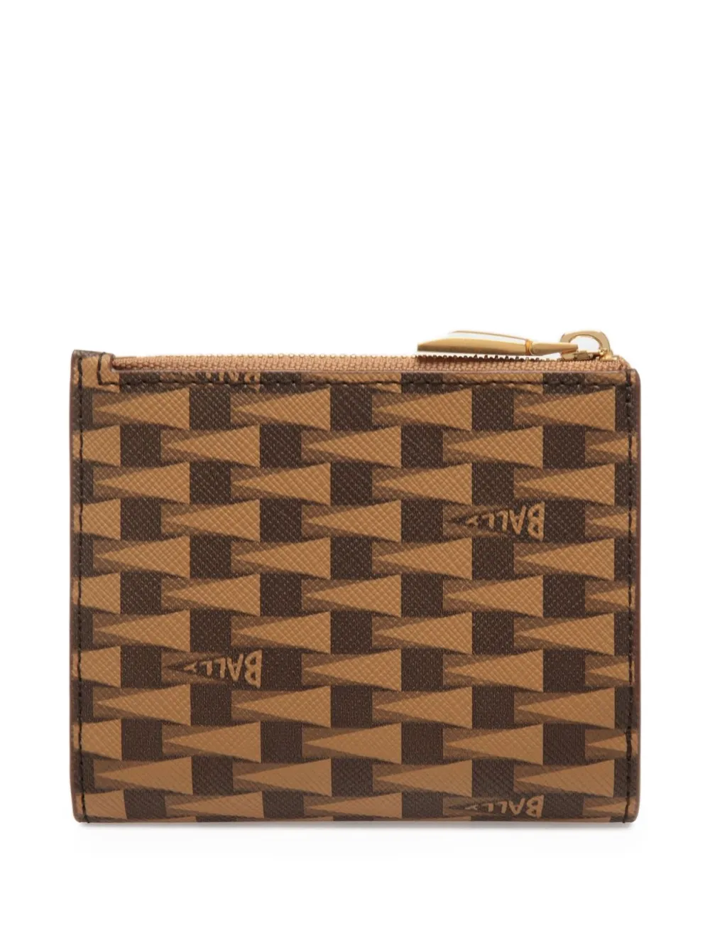 Bally Portemonnee met print Bruin
