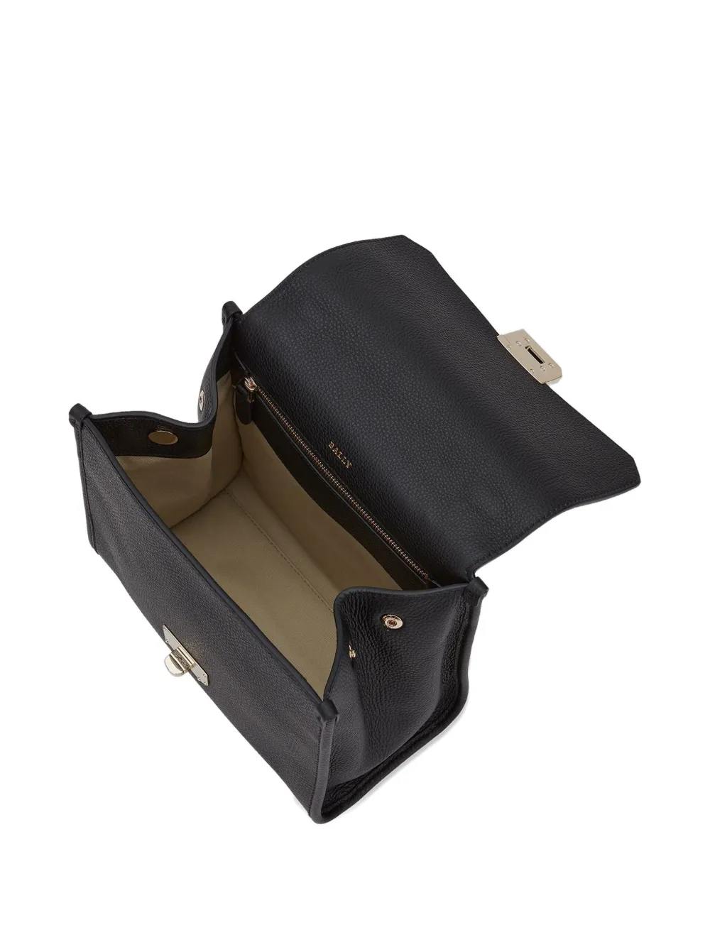 Bally top-handle clasp bag Zwart