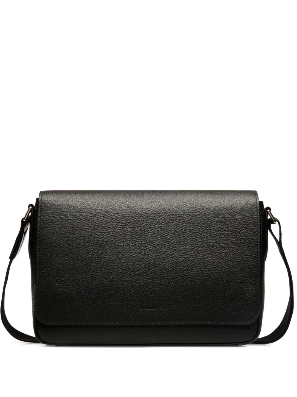 Bally Cadin leren messengertas Zwart