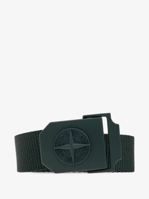 Stone Island Compass-logo buckle belt