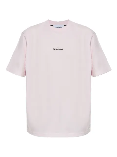 Stone Island logo-print cotton T-shirt
