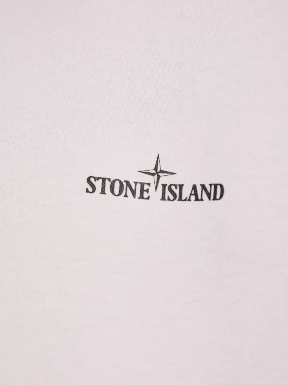 Stone Island logo-print cotton T-shirt Roze