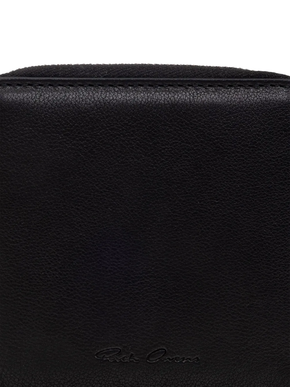 Rick Owens Leren portemonnee Zwart