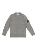 Stone Island Junior Compass-badge sweater - Grey