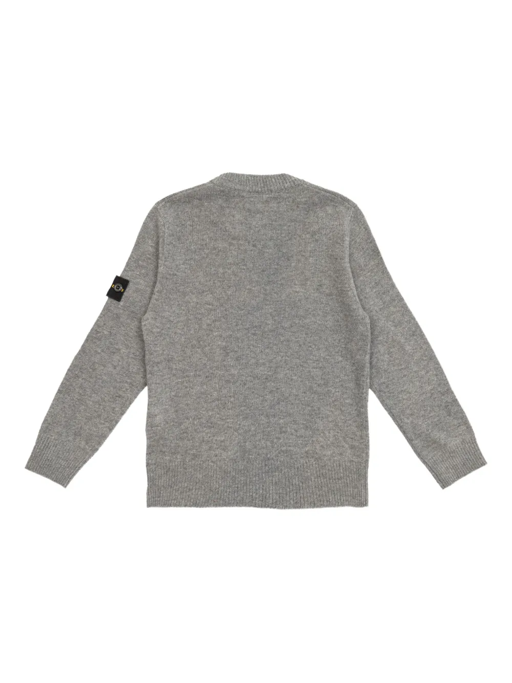 Stone Island Junior Compass-badge sweater Grijs