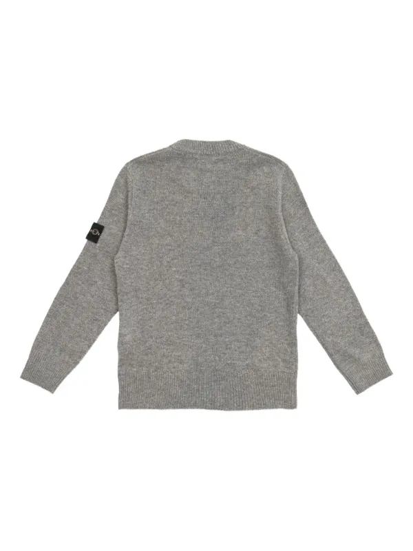 【Kidsまたレディース】stone グレー クルーネックニット 30837912_59765662_600.jpg