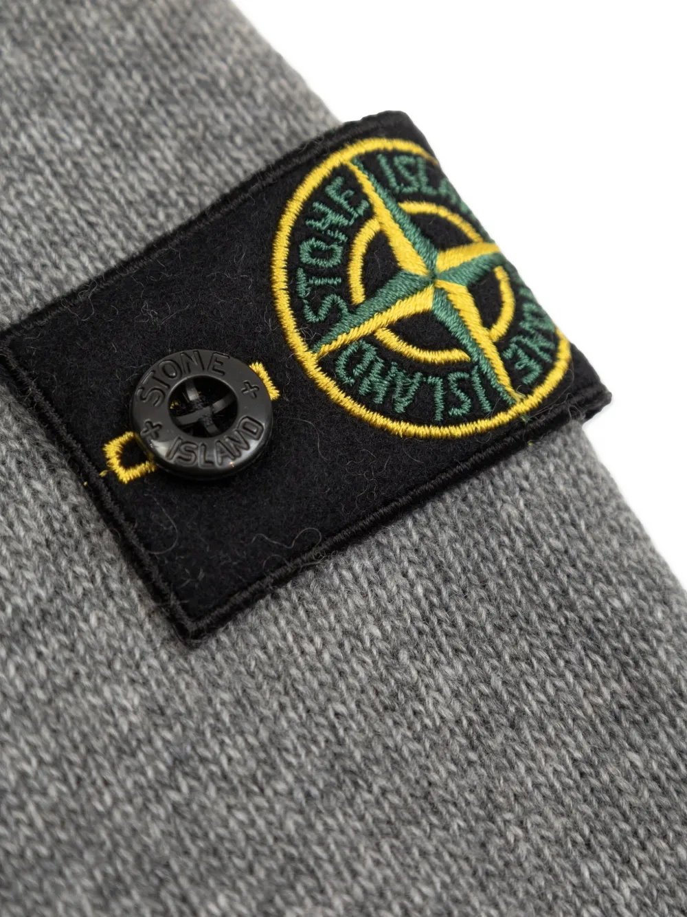 Stone Island Junior Compass-badge sweater Grijs