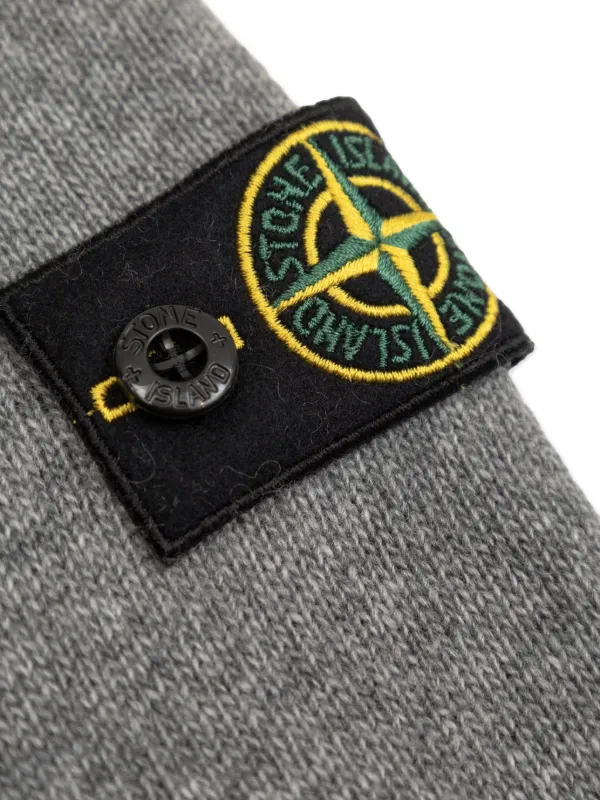Stone Island Junior コンパスパッチ セーター | グレー | FARFETCH JP