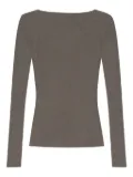 Rick Owens ribbed open-back sweater - Neutrals