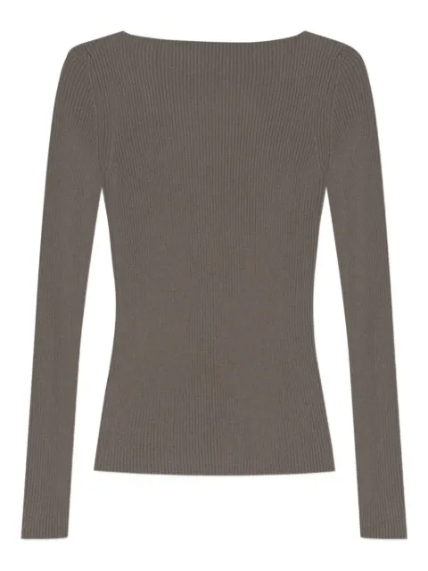 Rick Owens ribbed open-back sweater