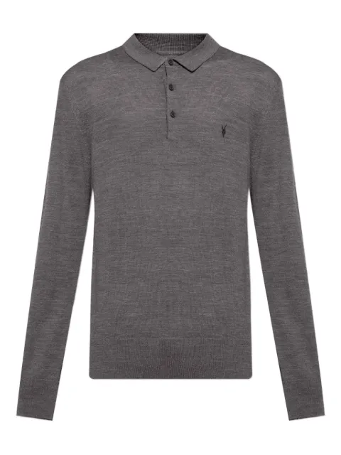 AllSaints long-sleeve polo shirt