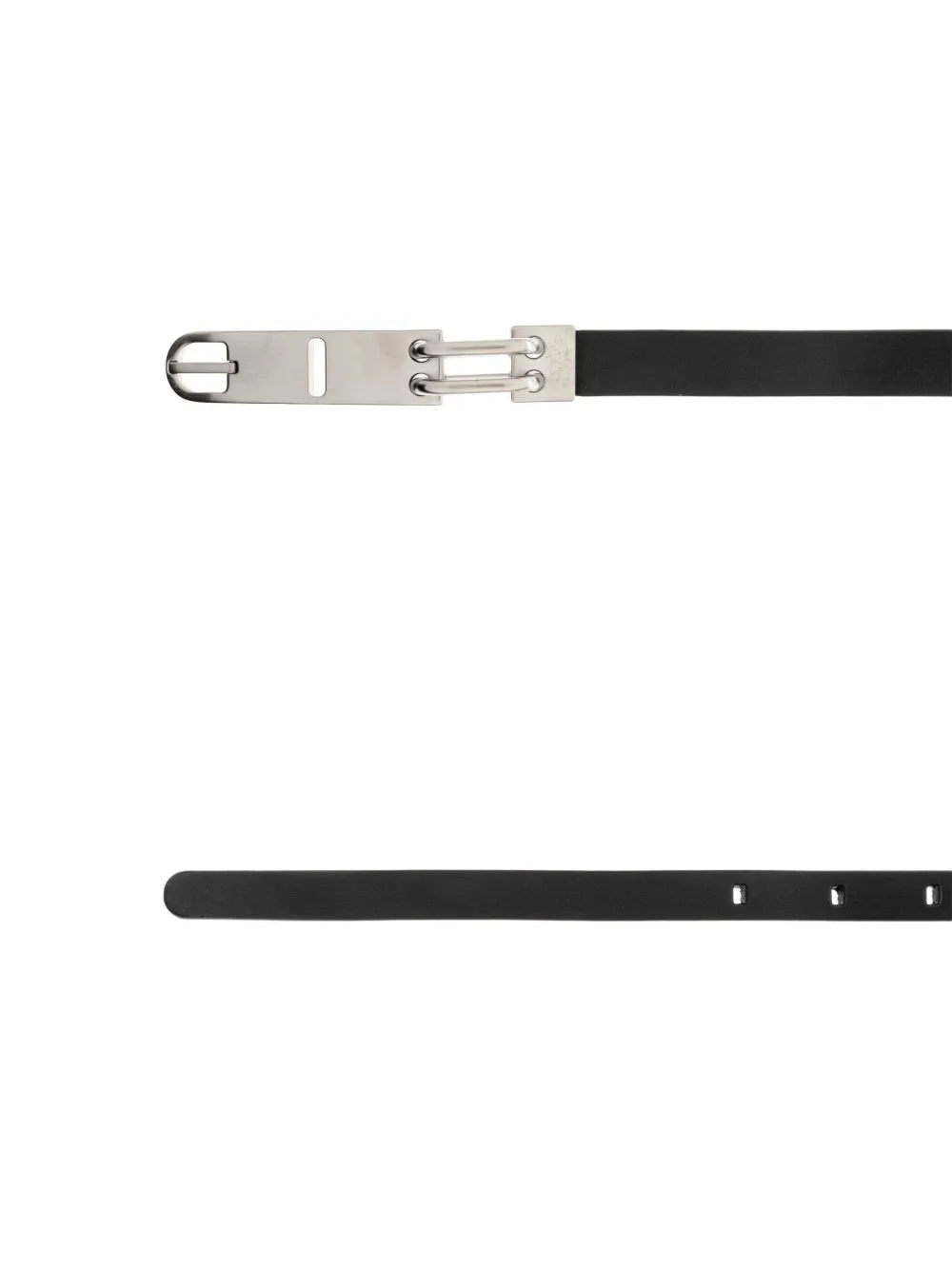 Rick Owens ^ leren riem Zwart