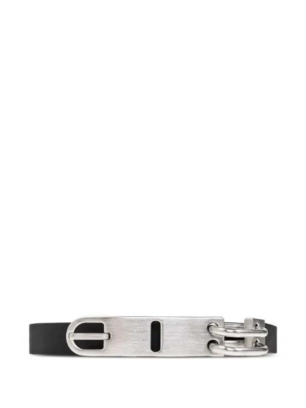 【正規店出品】RICK OWENS MEN LEATHER BELT BLACK 0400020493828_BLACKDUST?wid=