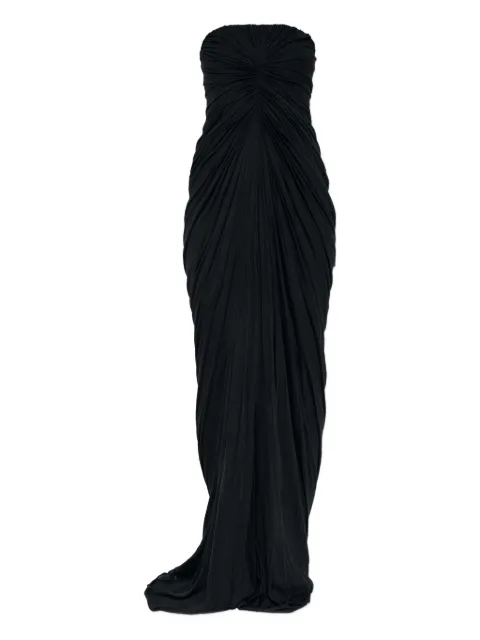 Rick Owens strapless draped maxi dress