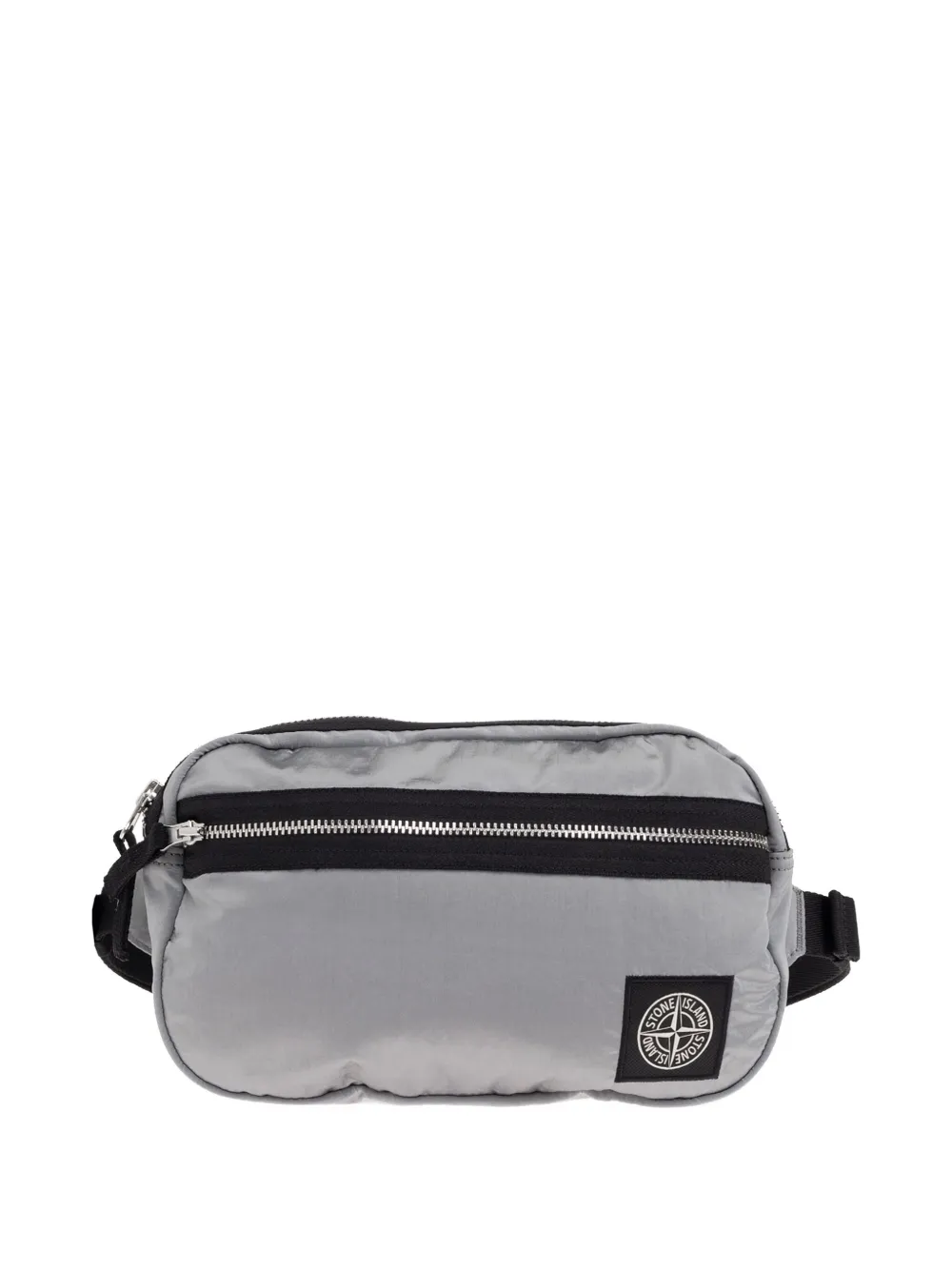 Stone Island Heuptas met ritssluiting en logopatch Grijs