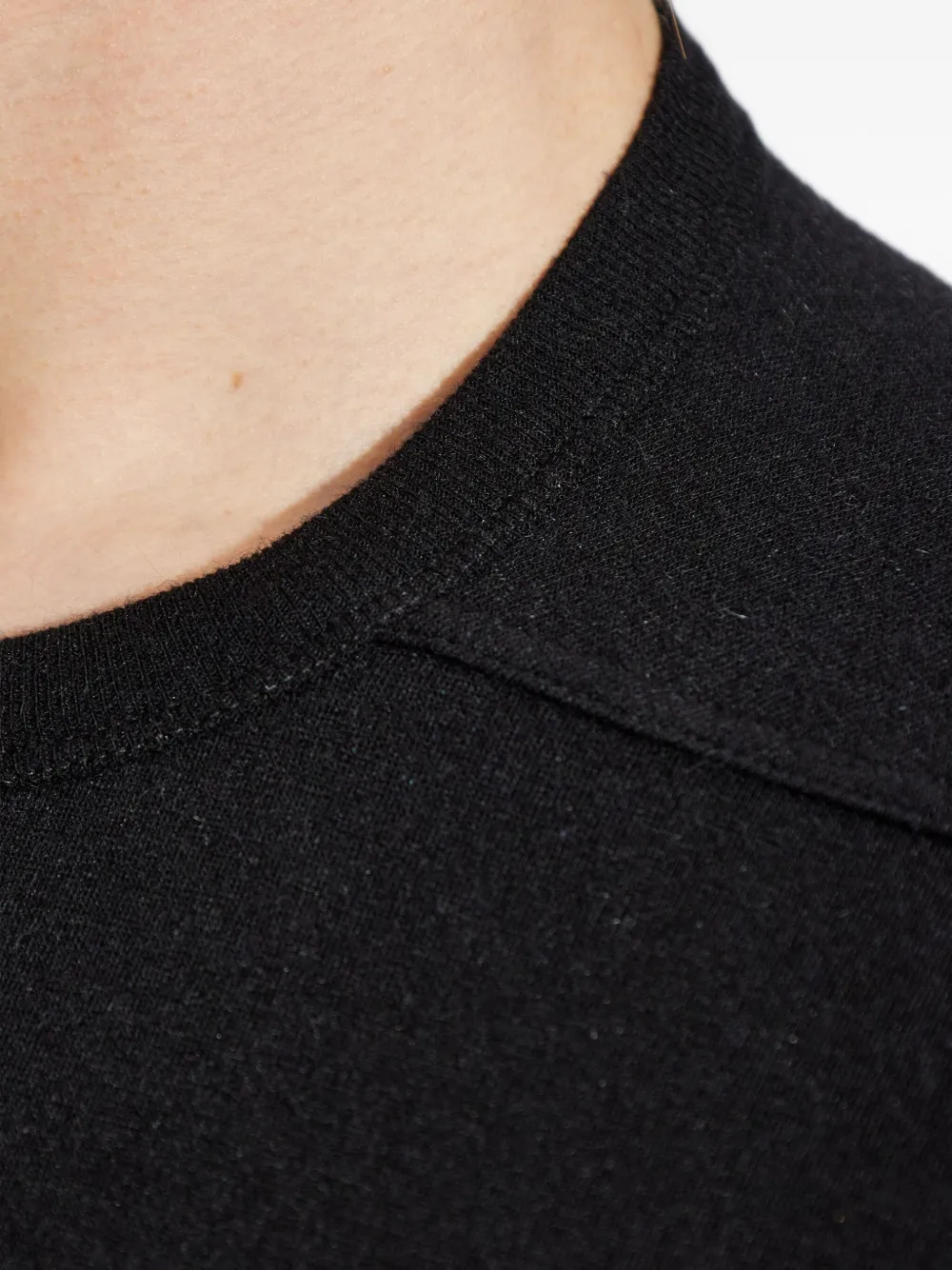 Rick Owens T-shirt met ronde hals Zwart
