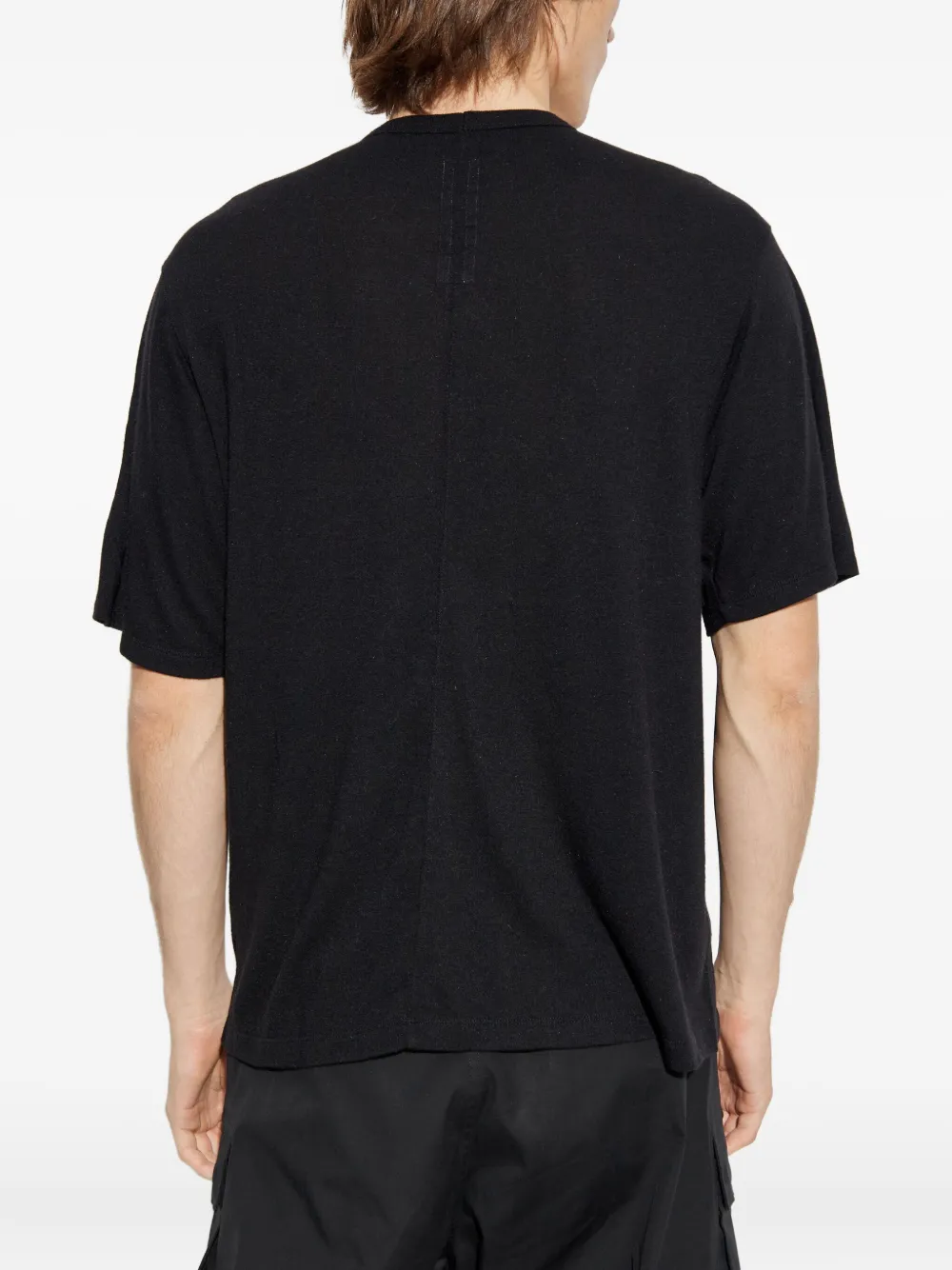 Rick Owens T-shirt met ronde hals Zwart