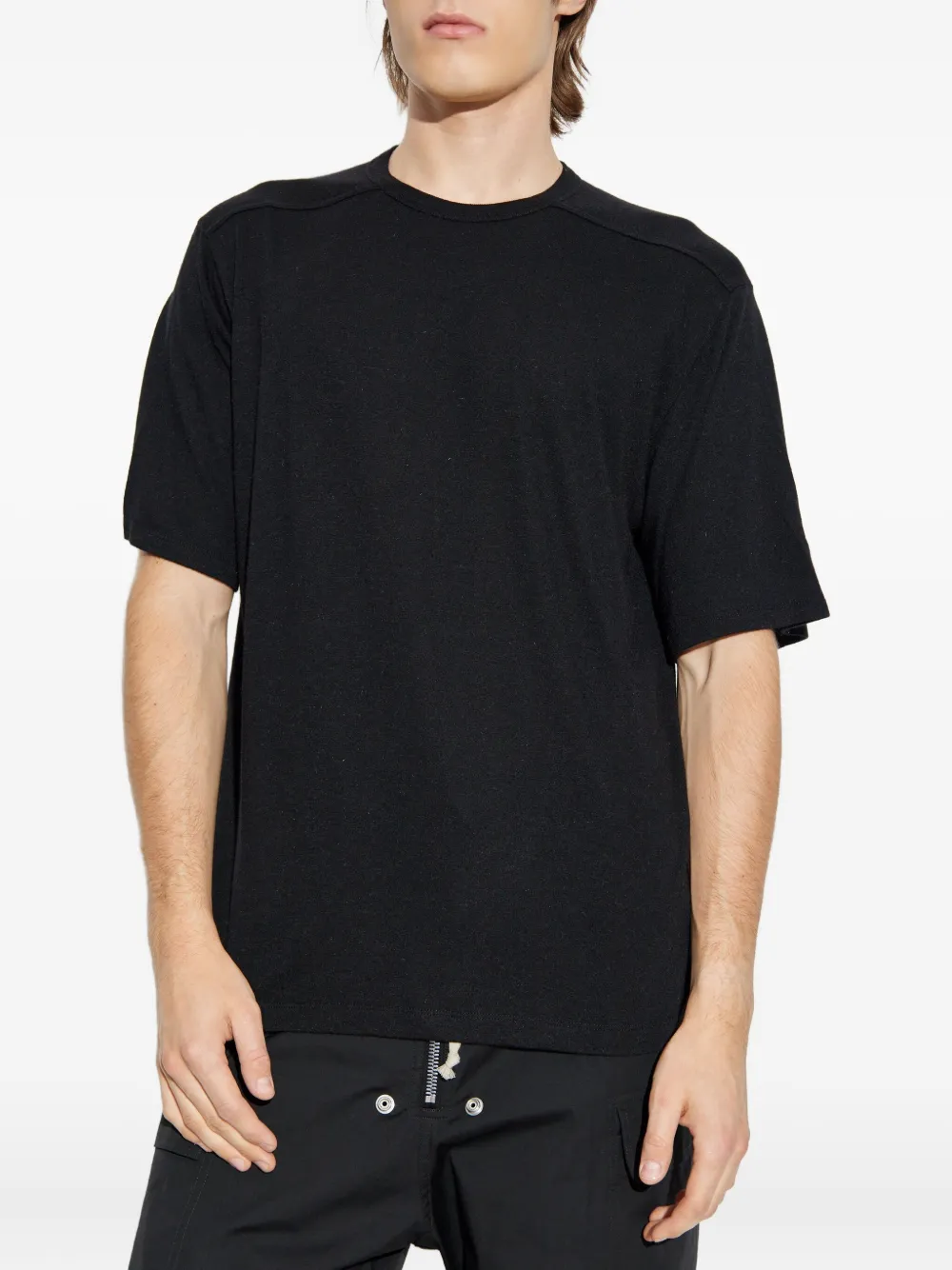 Rick Owens T-shirt met ronde hals Zwart