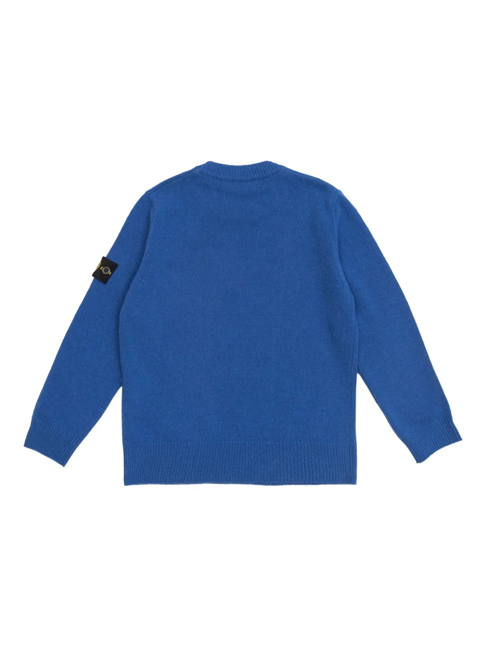 Stone Island Junior Trui met patch Blauw