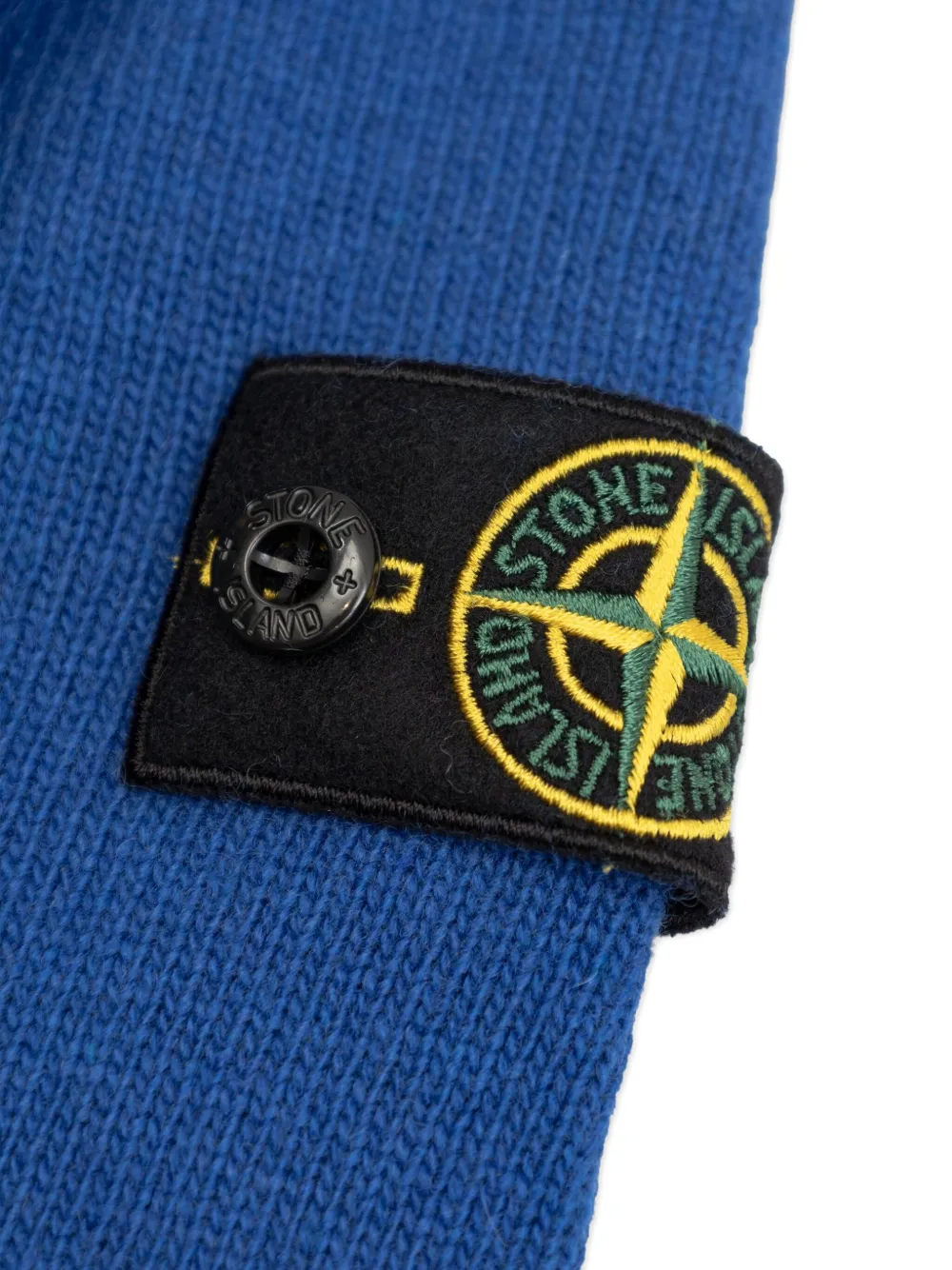 Stone Island Junior Trui met patch Blauw