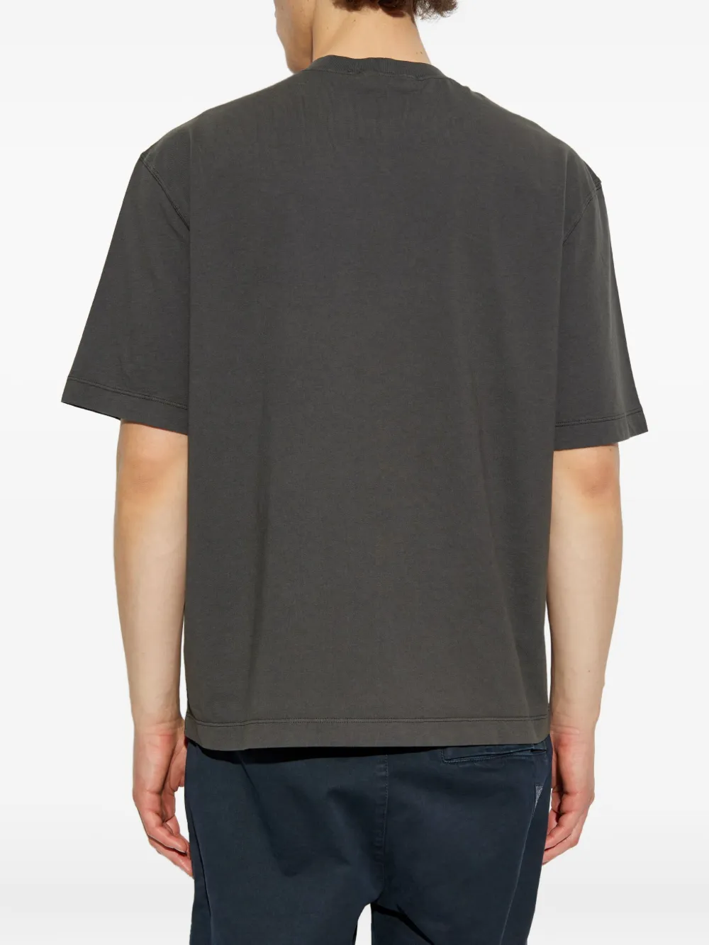 Stone Island logo-patch T-shirt Grijs