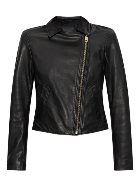 AllSaints Vela asymmetric-zip leather jacket