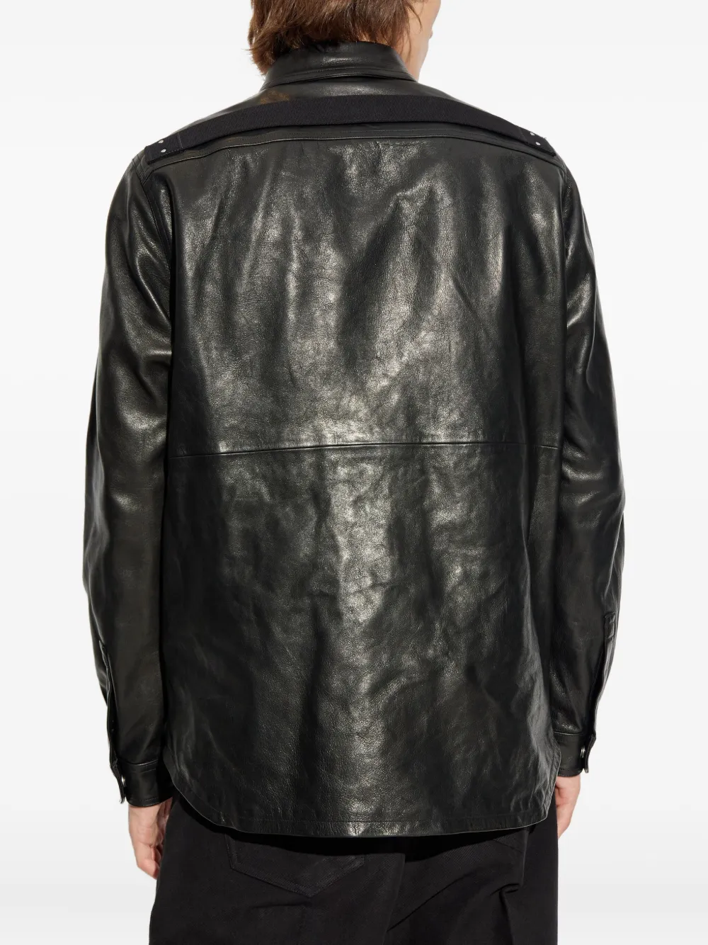 Rick Owens Overhemd met klepzak en knoopsluiting Zwart