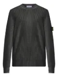 Stone Island logo-patch sweater - Grey
