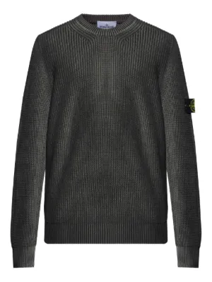 Stone Island Ribbed turtle-neck Sweater | Black | FARFETCH