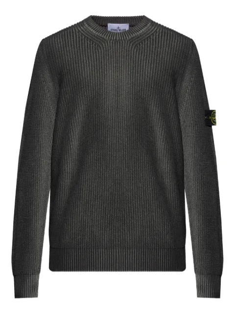 Stone Island logo-patch sweater