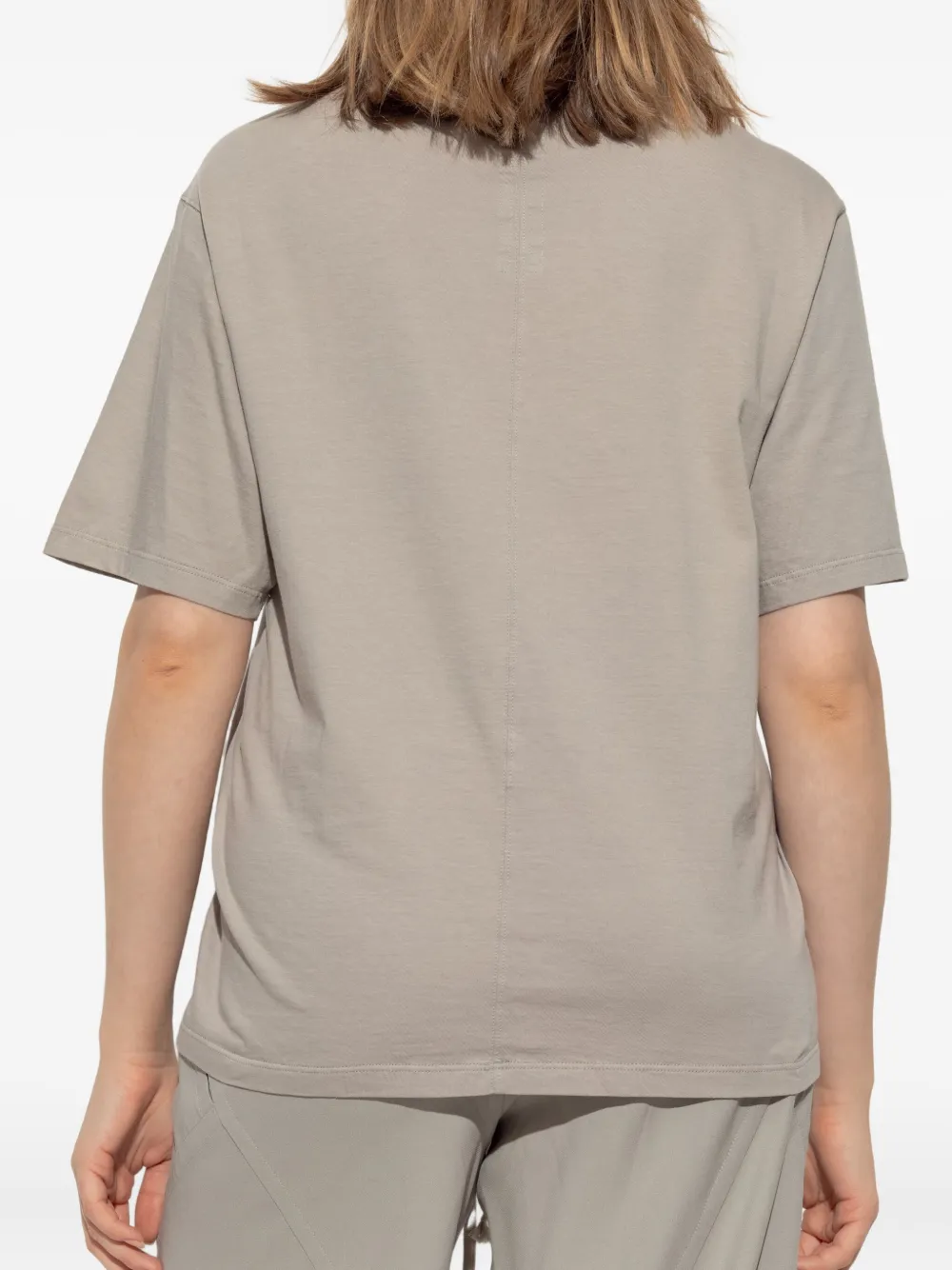 Rick Owens short-sleeve cotton T-shirt Beige