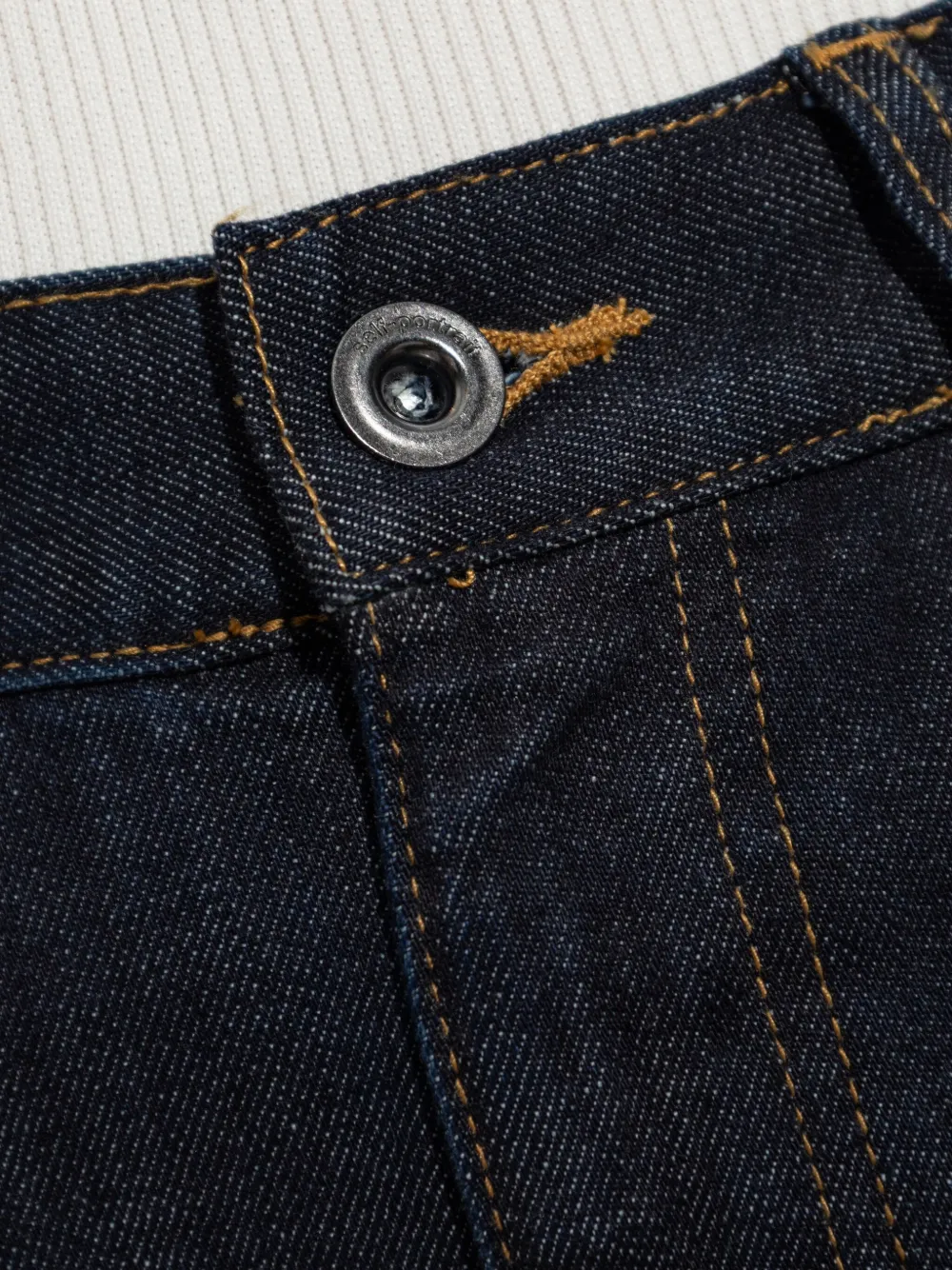 Self-Portrait 5-pockets straight jeans Blauw