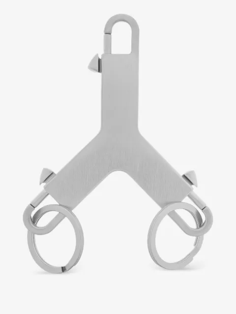 Rick Owens brushed keyring