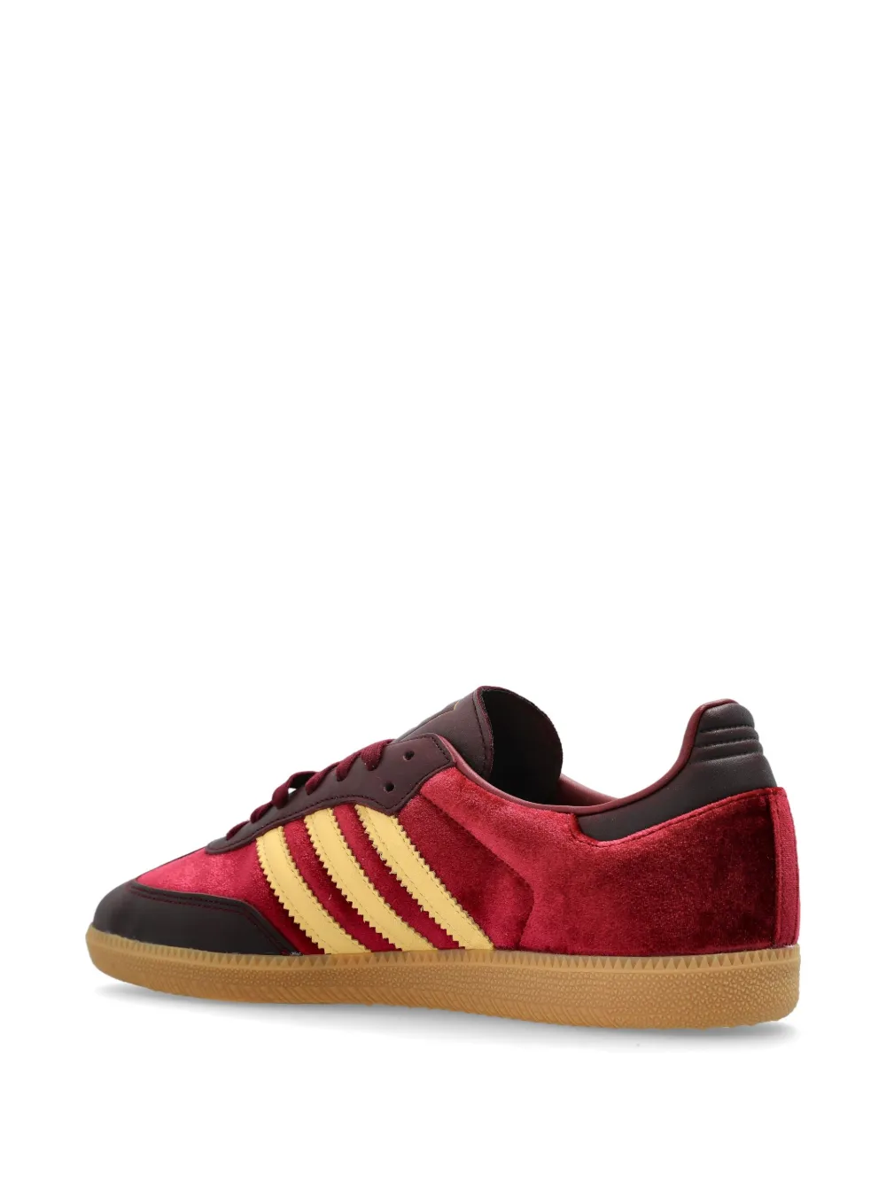 adidas Samba OG velvet sneakers Red