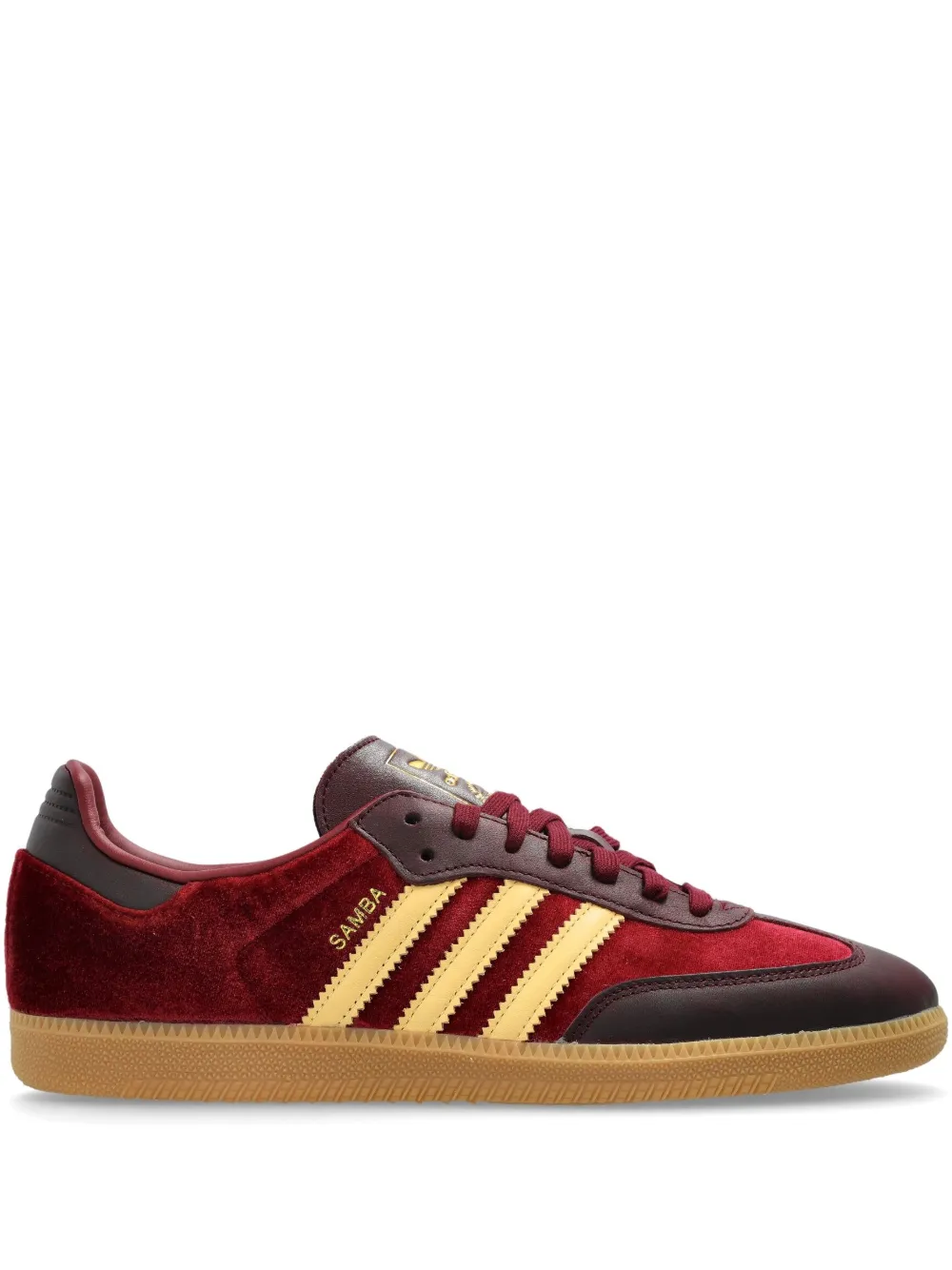 Adidas Samba OG velvet sneakers Red