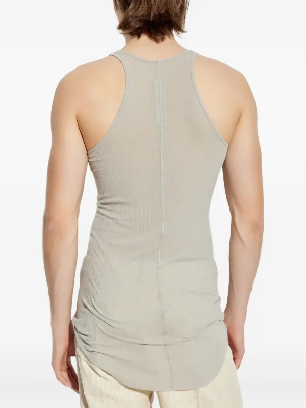 Rick Owens 変形 タンクトップ Rick Owens レーサーバック タンクトップ | ニュートラル | FARFETCH JP