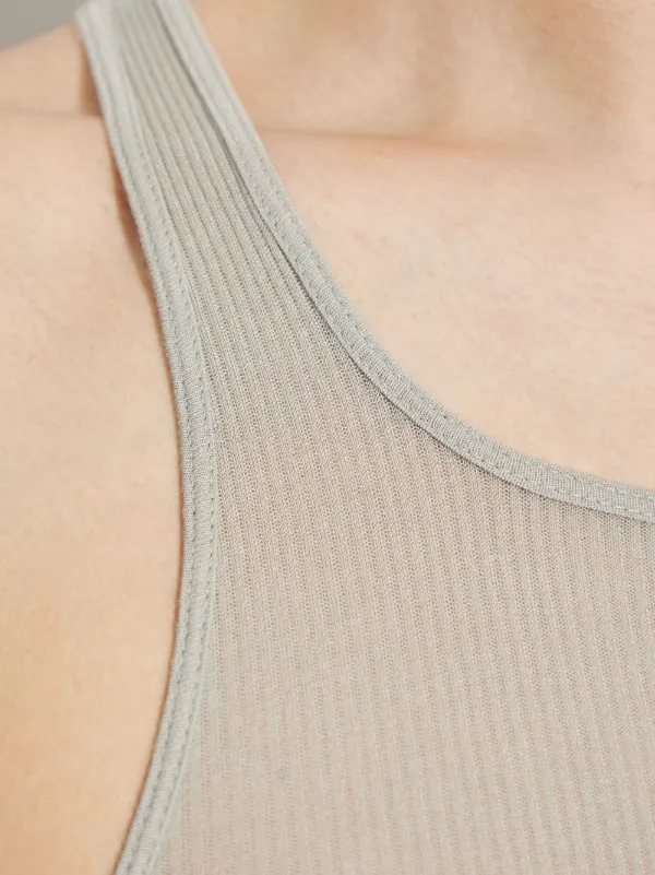 Rick Owens レーサーバック タンクトップ | ニュートラル | FARFETCH JP