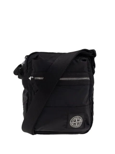 Stone Island zip-fastening messenger bag