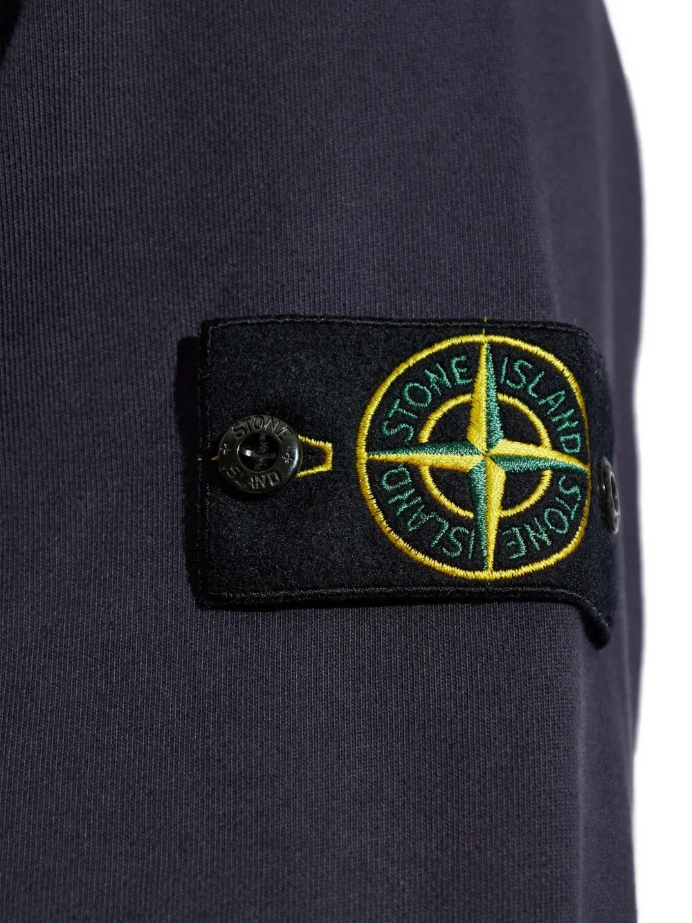 Stone Island Compass-patch sweatshirt Blauw