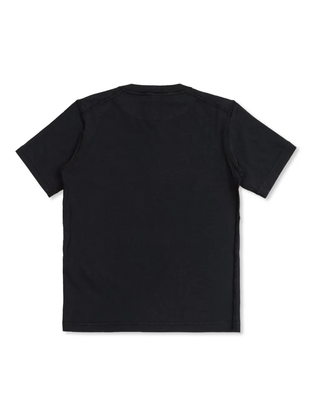 Stone Island Junior Compass-logo T-shirt Zwart