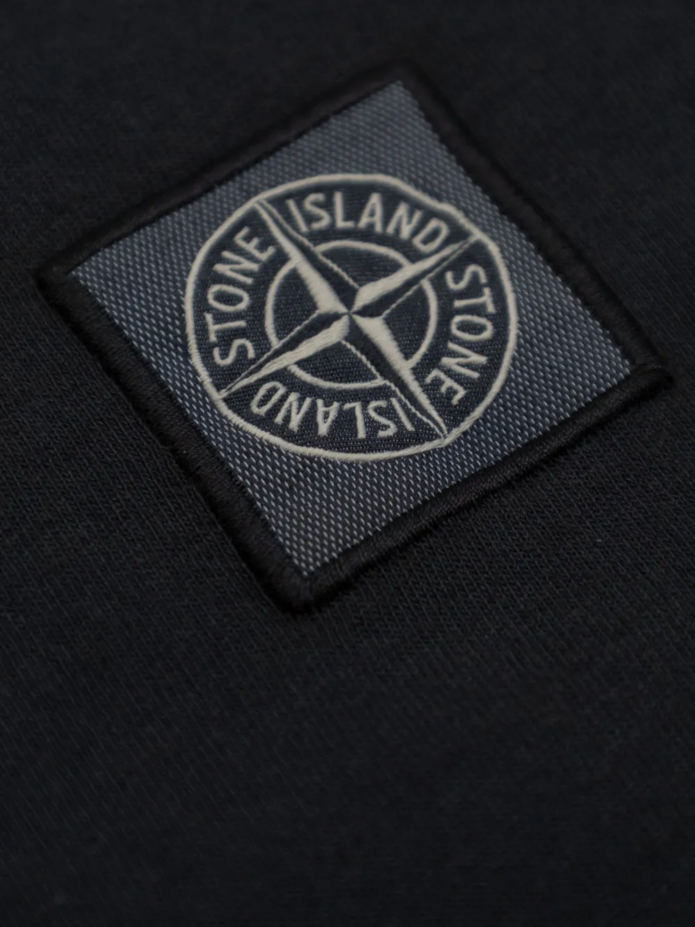 Stone Island Junior Compass-logo T-shirt Zwart