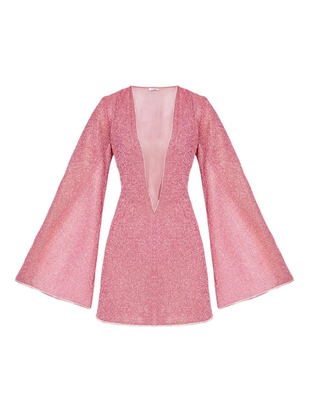Oséree bell-sleeve mini dress Roze
